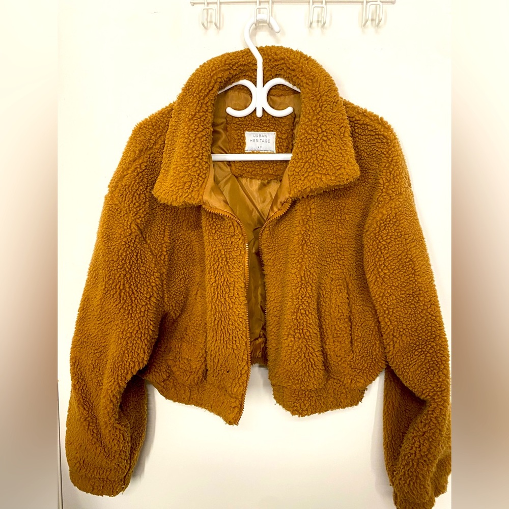 Cropped Teddy Jacket